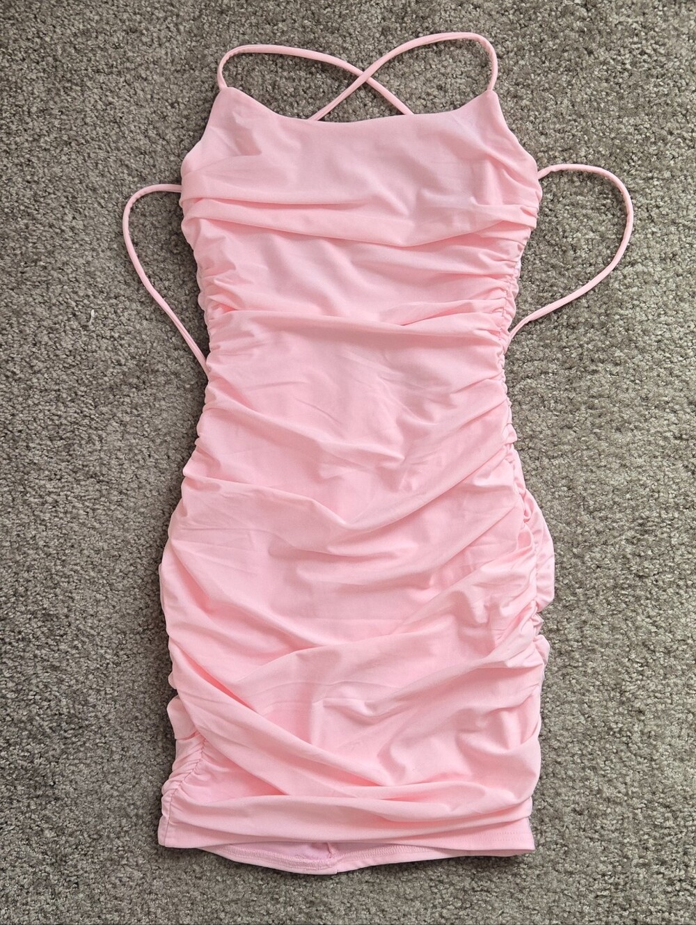 Lulus Confident Allure Ruched Mini Dress - Picture 2 of 7